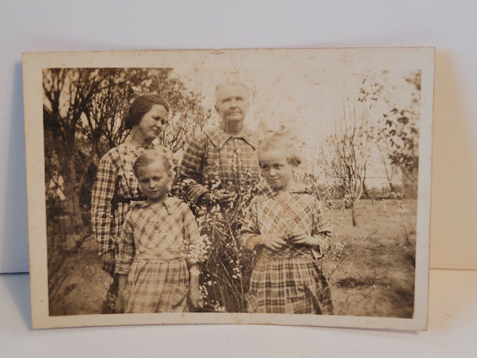 Vintage Black & White Photograph Hempstead, Texas Neill Family History Picture