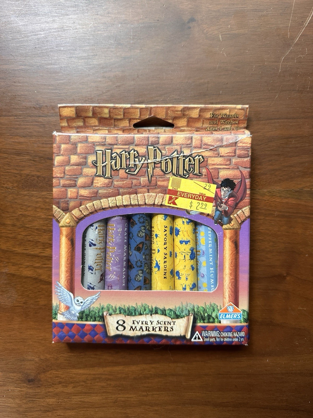 VTG 90s/2000s Harry Potter Scented Markers - Elmer’s - Set of 8
