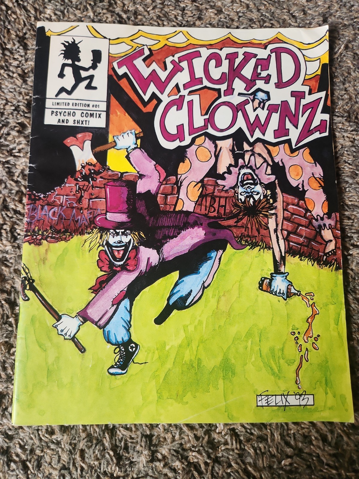 Insane Clown Posse Wicked Clownz #1 Comic Book Riddle Box Variant ICP Juggalo