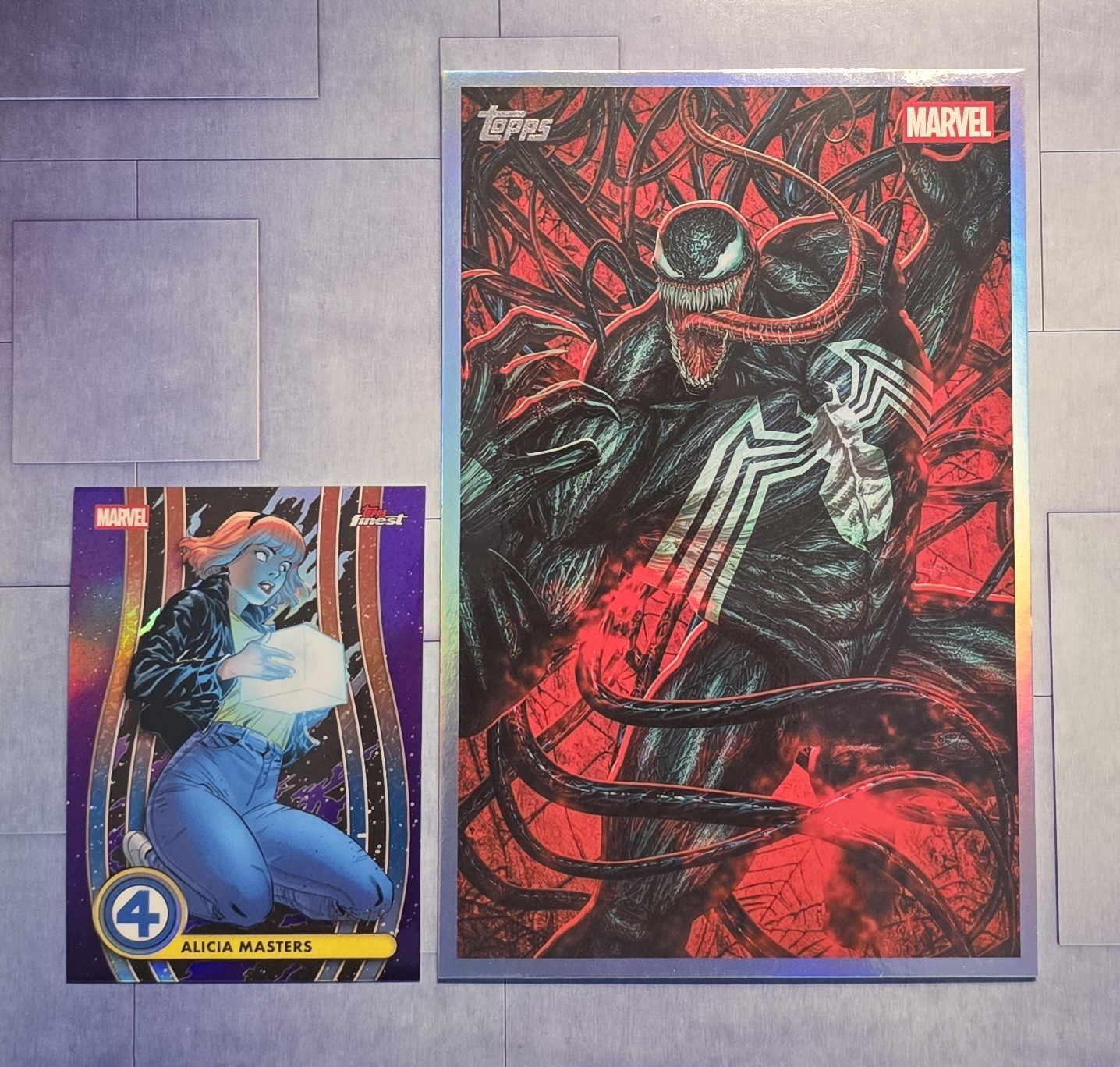 2026 Topps Vault Marvel VENOM Huge 75pt Oversized Jumbo Original Ariel Diaz 2026 Topps Vault Marvel VENOM Huge 75pt Oversized Jumbo Original Ariel Diaz