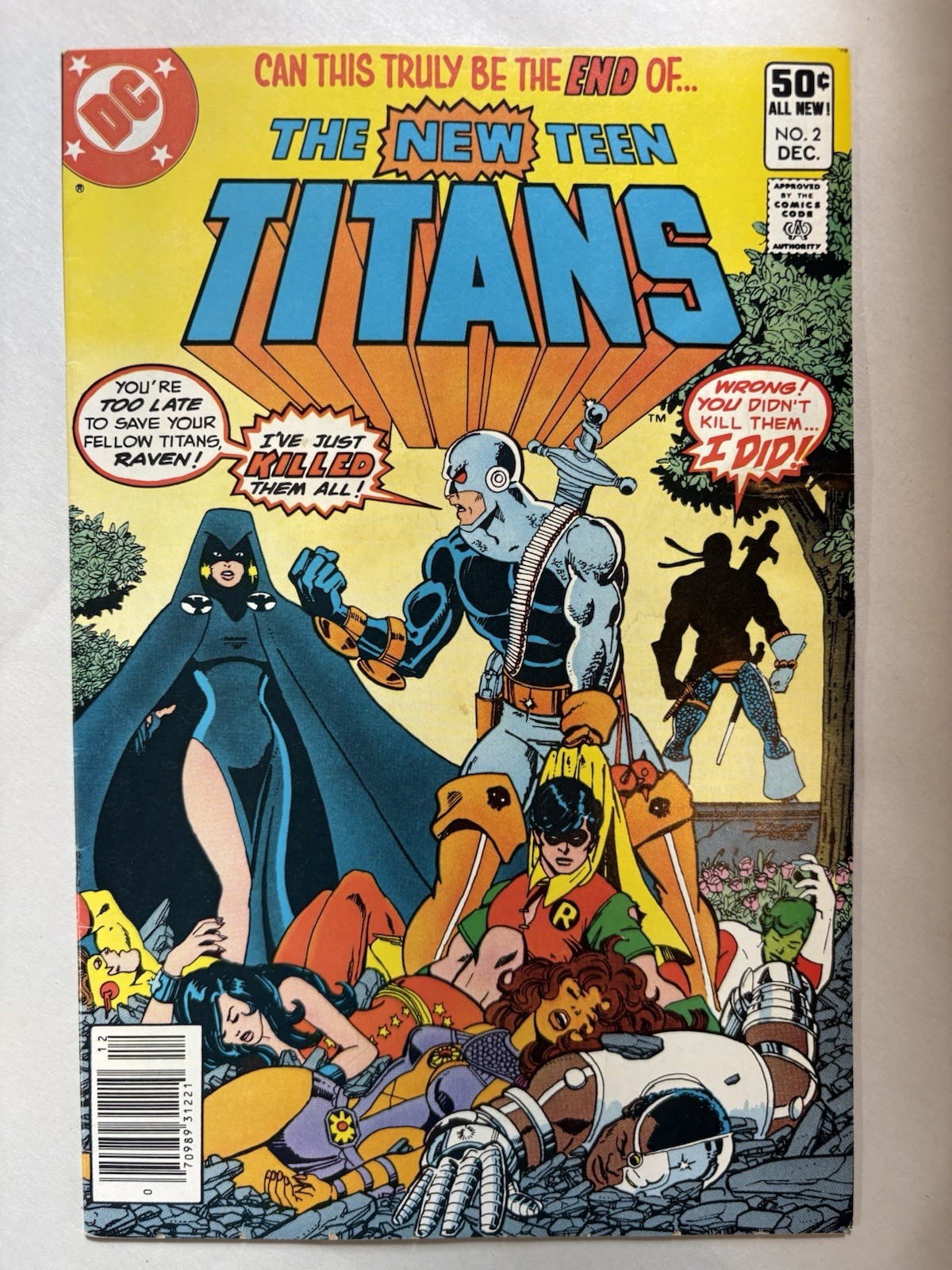 DC Comics The New Teen Titans #2 First Appearance of Deathstroke