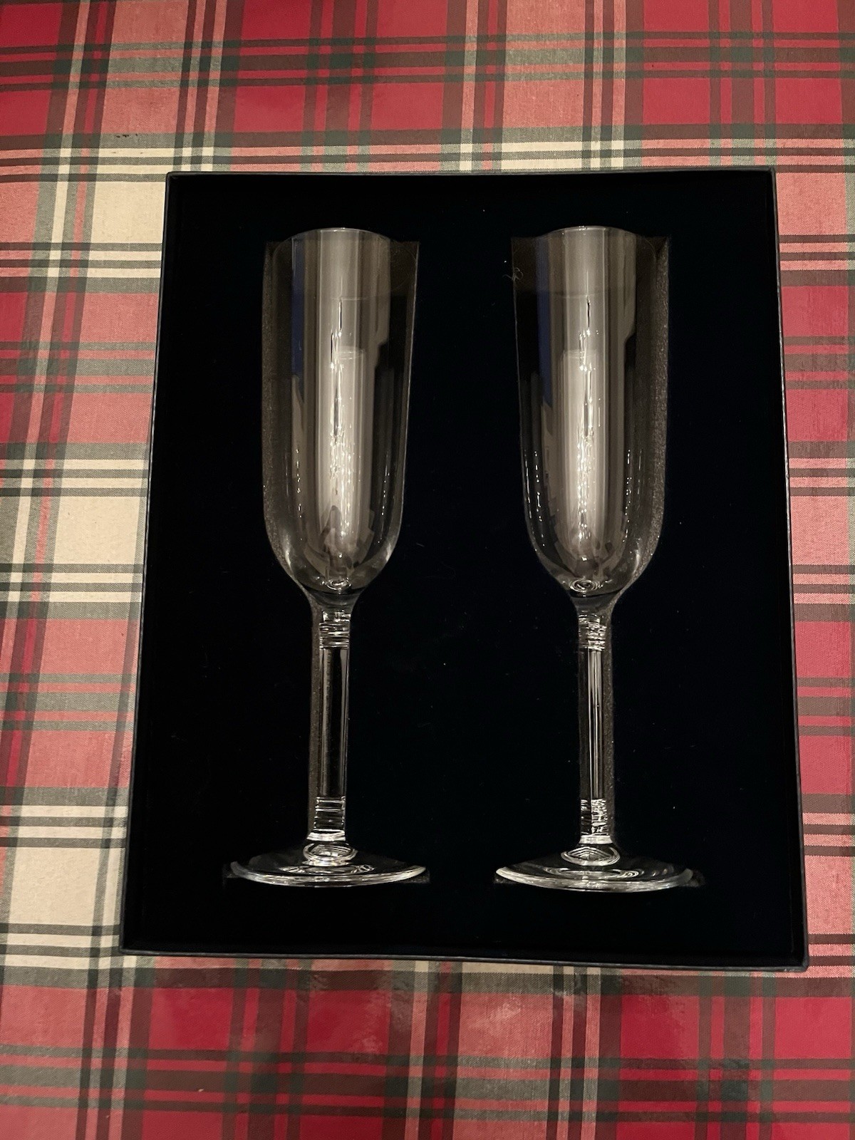 Tiffany Hampton Champaign Champagne Flutes Set of 2