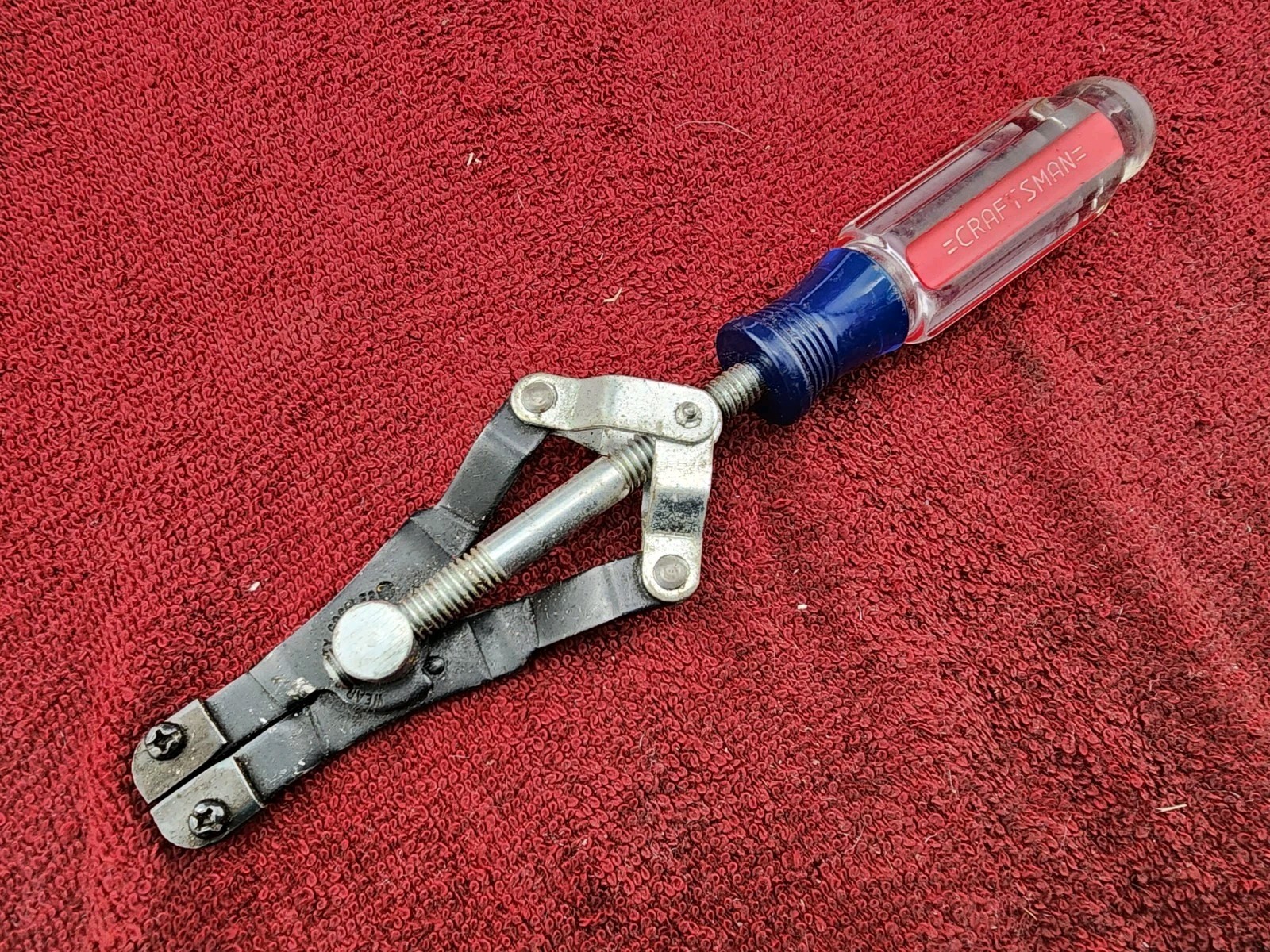 Vintage Craftsman USA Snap Ring Tool With Acetate Driver Handle 45488