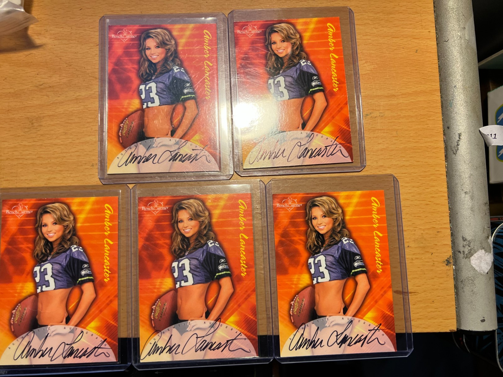 2005 Bench Warmer Amber Lancaster Auto 1 ON CARD Autograph #RA4 OF 20 2005 Bench Warmer Amber Lancaster Auto 1 ON CARD Autograph #RA4 OF 20