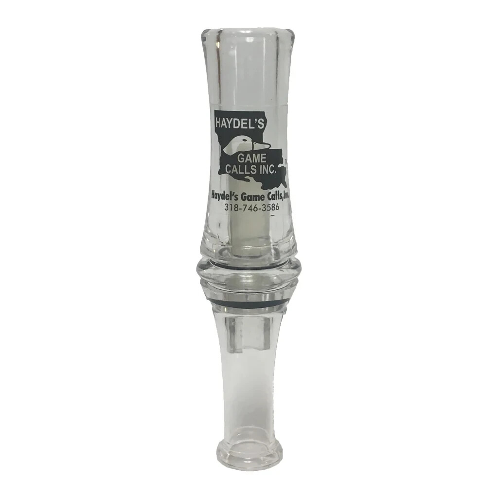 HAYDEL'S AR-19 ACRYLIC RED LEG MALLARD DOUBLE REED DUCK HUNTING Call 35
