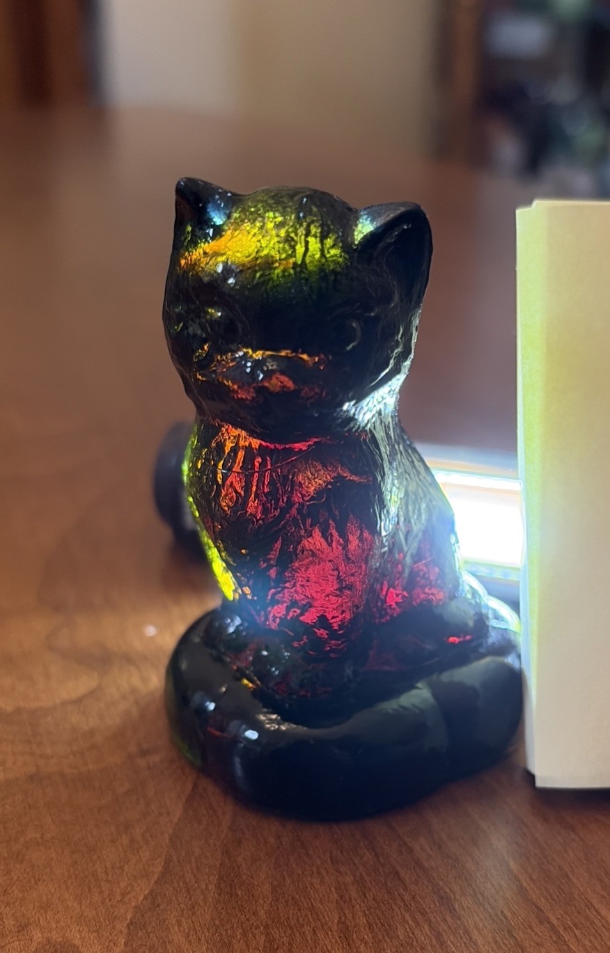 Vintage Boyd Kitten On Pillow Rubina Cadmium - Rare Vintage Boyd Kitten On Pillow Rubina Cadmium - Rare
