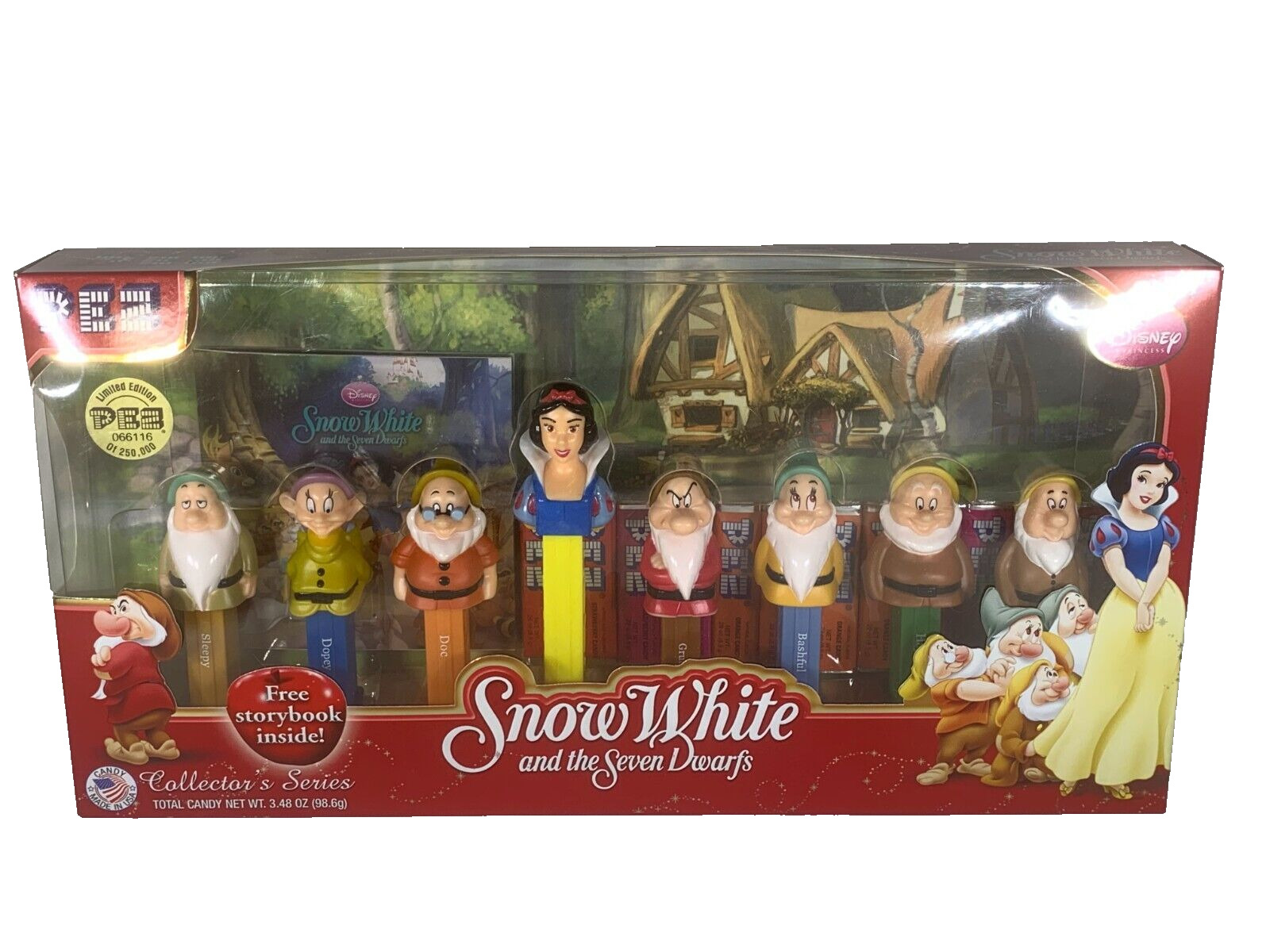 Disney PEZ Snow White and the Seven Dwarfs Collectors Series Limited Edition
