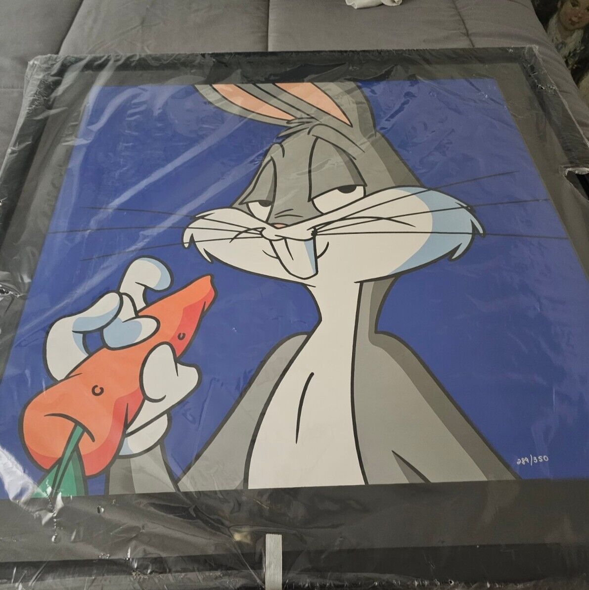 Warner Bros. 1996 Lightgrahic-Bugs Bunny-With Cert. of Authencity & Numbered 