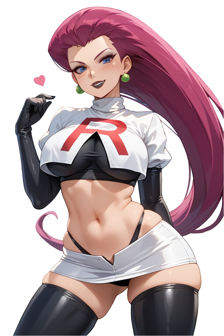 Jessie Team Rocket Pokemon Waifu Weatherproof Anime Sticker 6