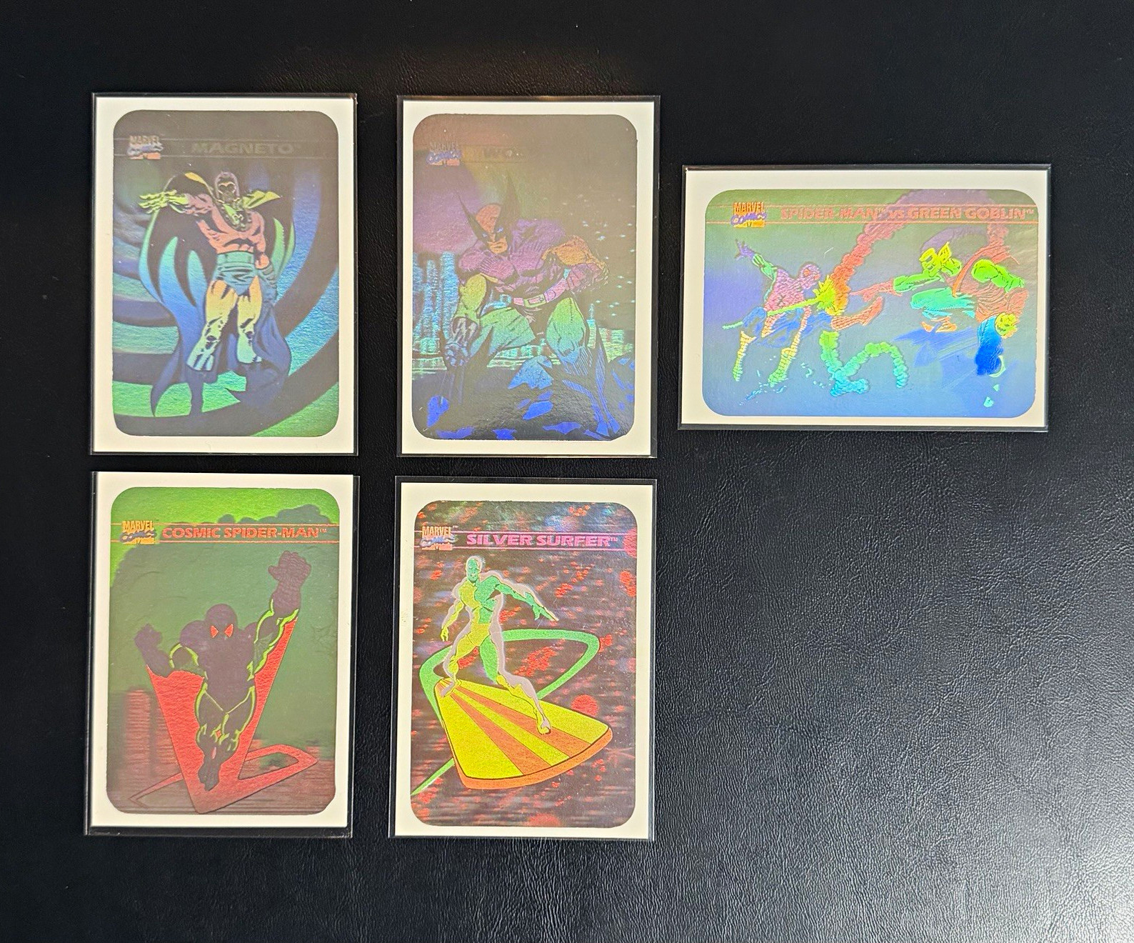 1990 Marvel Universe Series 1 Complete Hologram Set MH1-MH5