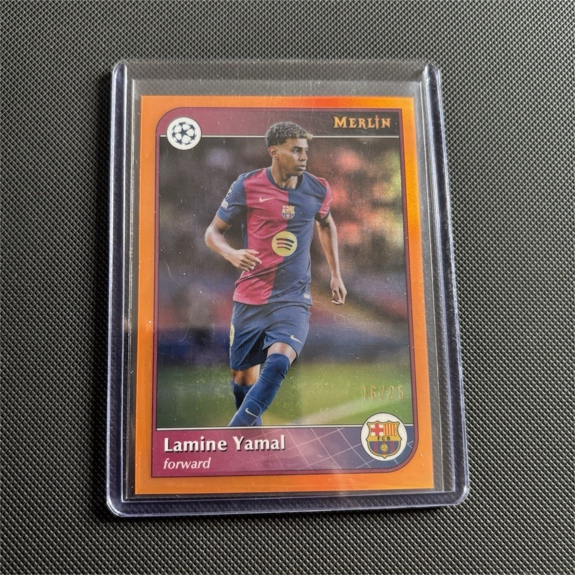 Topps Merlin Collections Lamine Yamal FC Barcelona /25 UCL