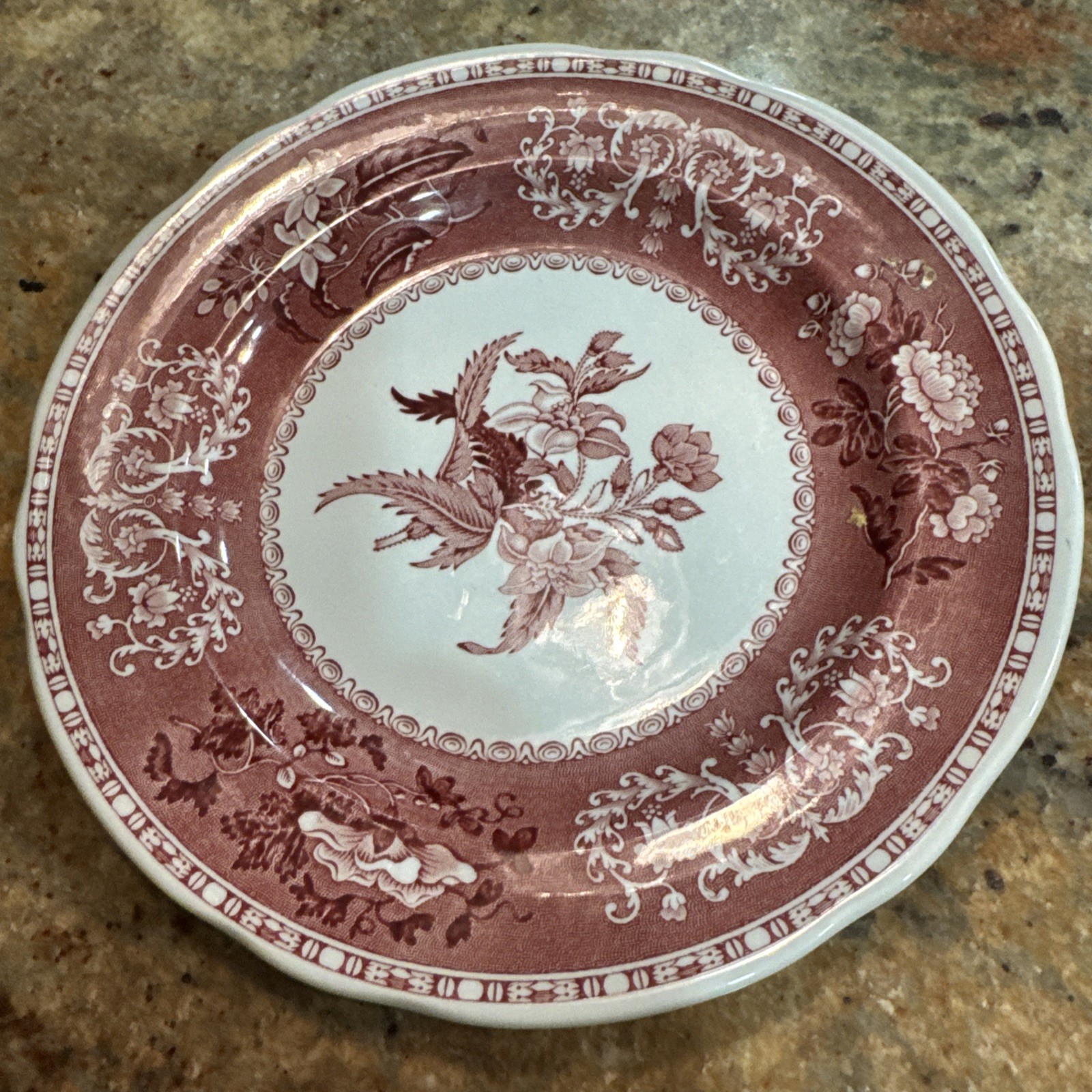 8 Spode Camilla Red  Salad Plates