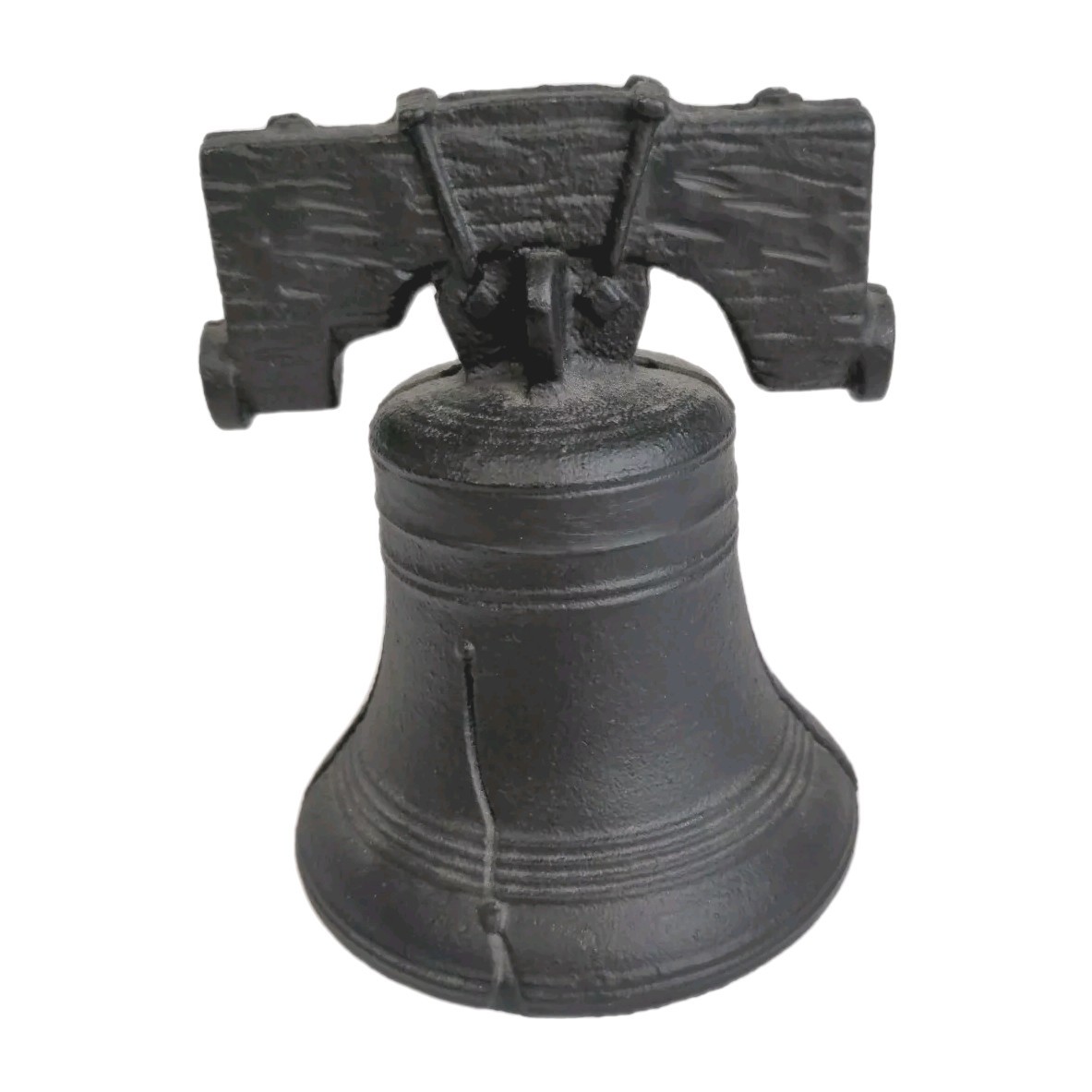 Cast Iron Liberty Bell Bank VTG 