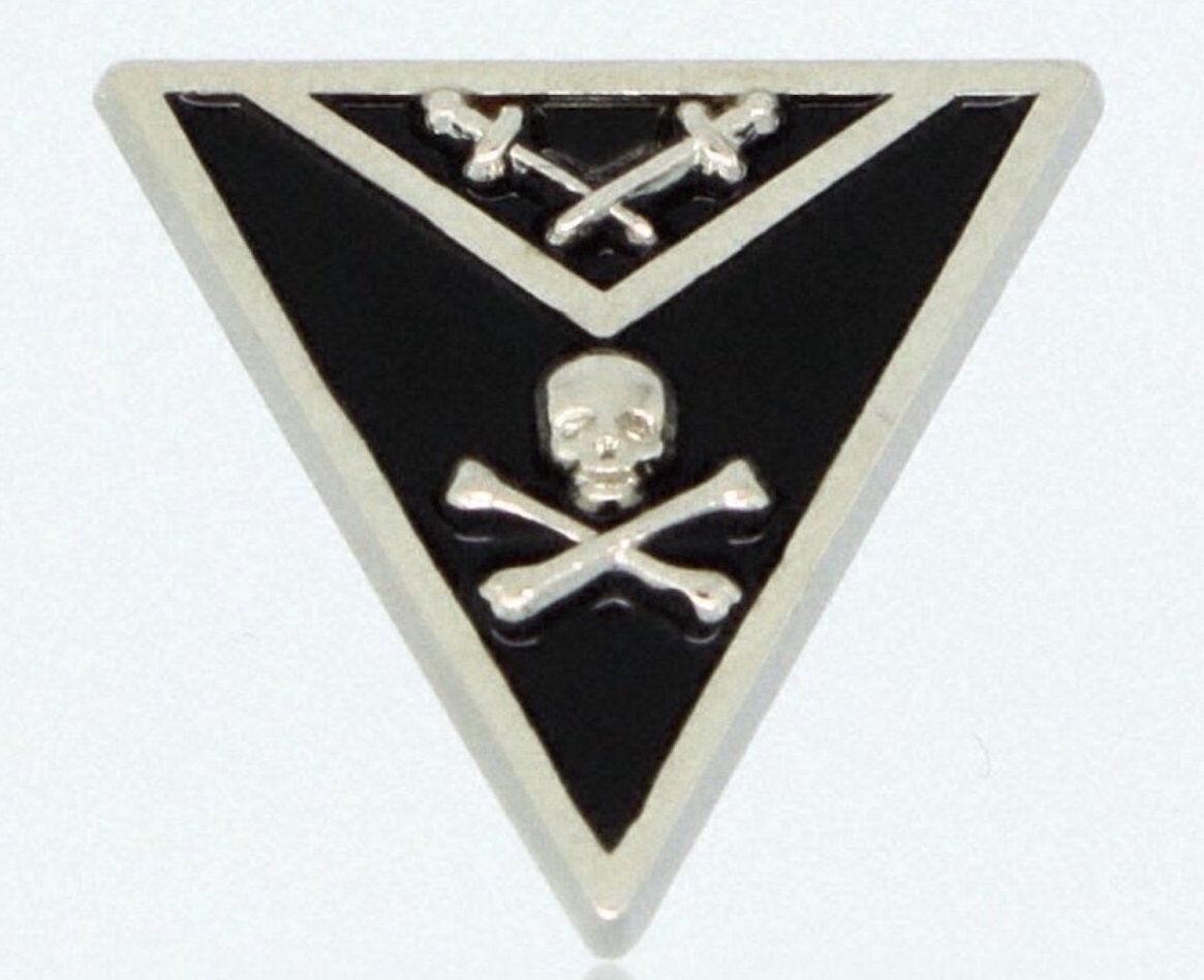 York Rite Knights Templar Member Apron Freemason Masonic Lapel Pin