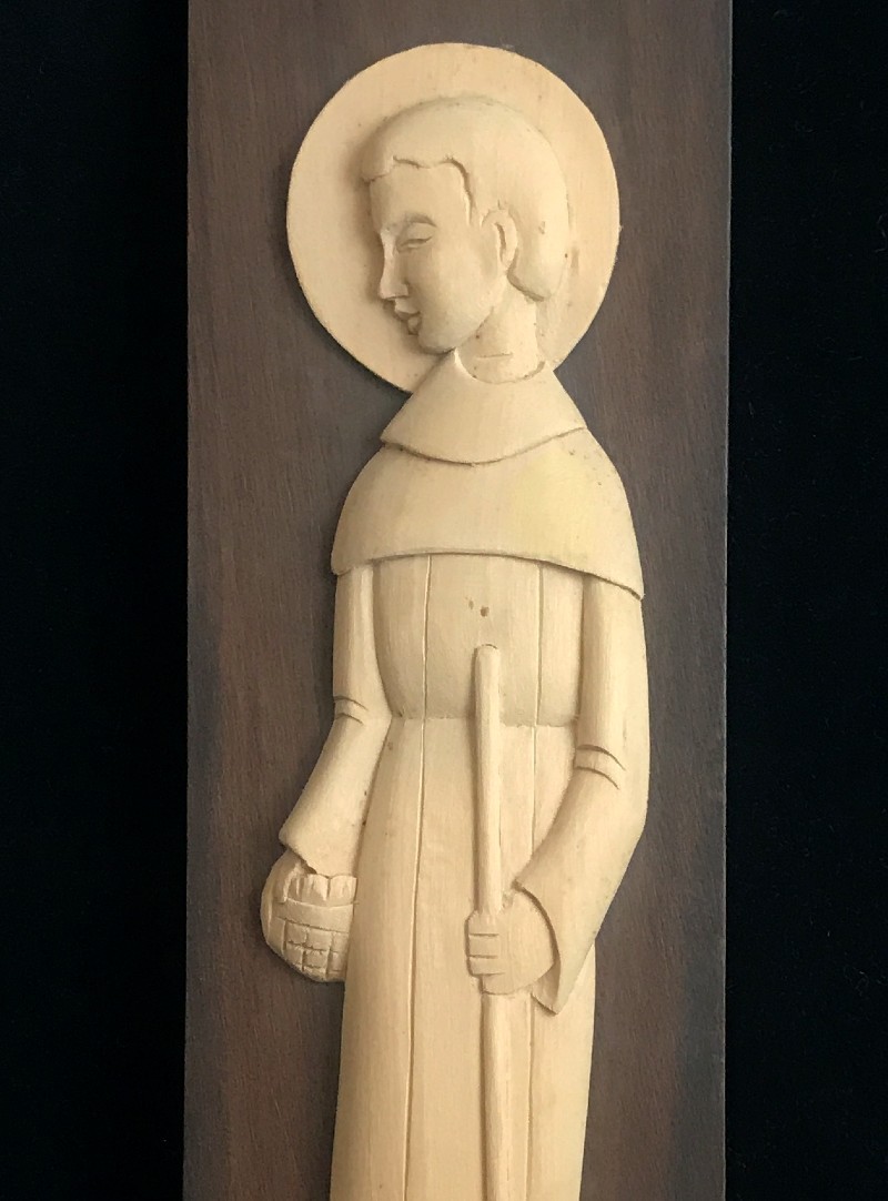 Saint Martin de Porres Wooden Wall Plaque
