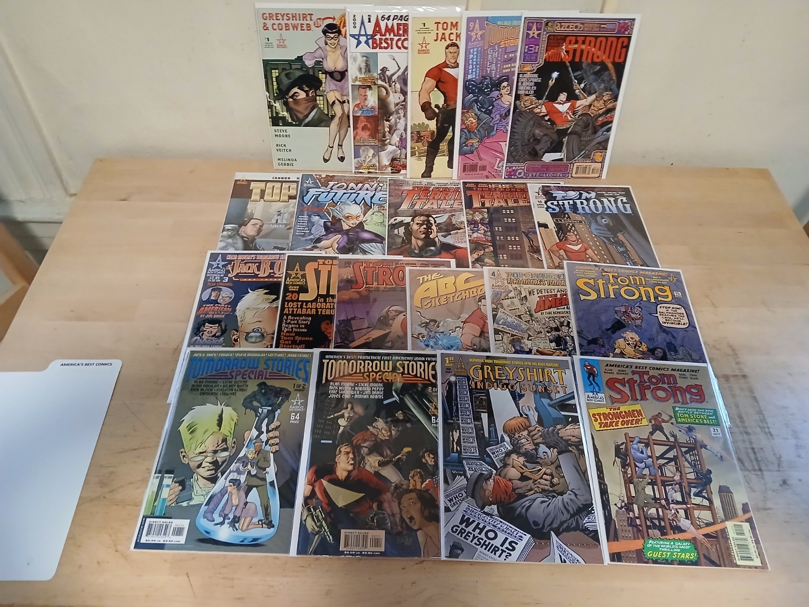Lot of 20 America's Best Comics - Variety - Cobweb, Tom Strong, Alan Moore 