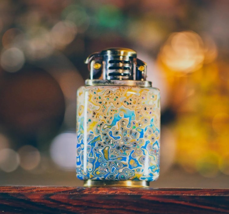 Artisanal Wood Lighters Lacquer Craft,  Exotic Wood Lighters Handmade Gift
