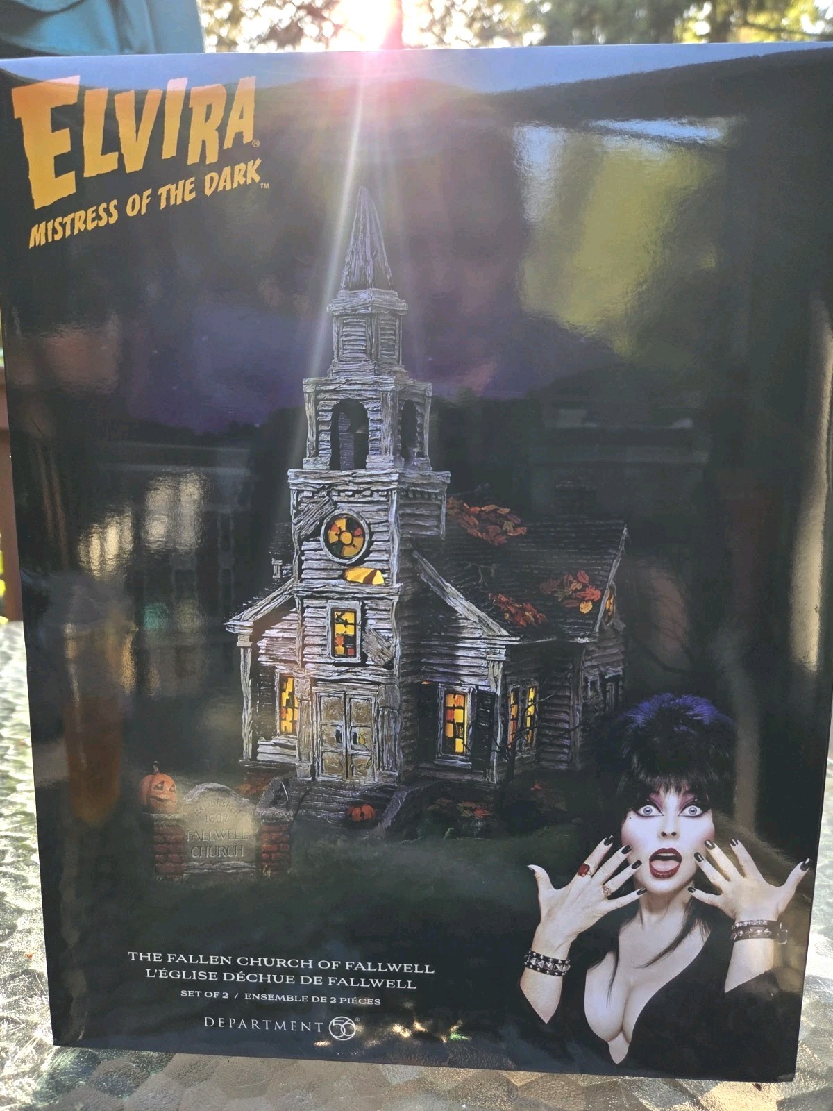 Dept 56 Elvira The Fallen Church Of Fallwell Village 6013669 New In Box ByEnesco Dept 56 Elvira The Fallen Church Of Fallwell Village 6013669 New In Box ByEnesco