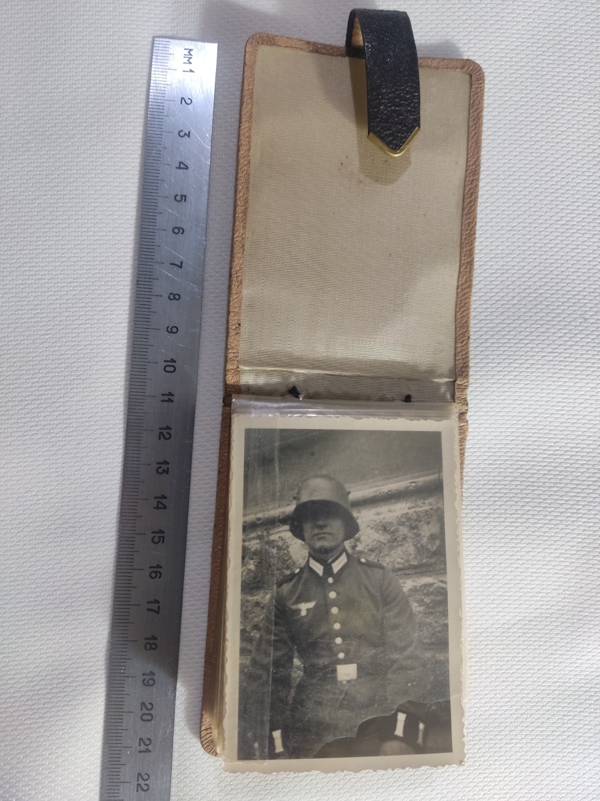 An old German photo album, small.Military.Family.