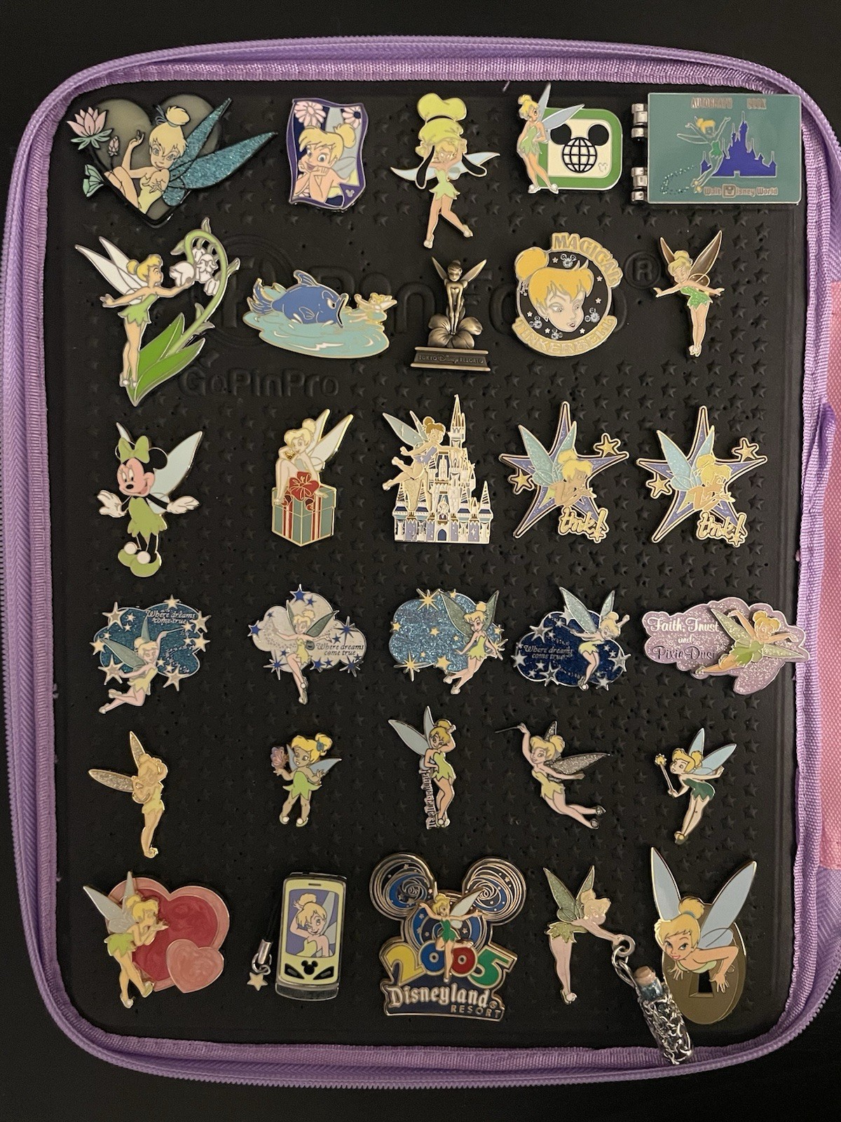 Disney Trading Pins Lot Includes Pinfolio Maxx Tinkerbell LE HTF Vintage
