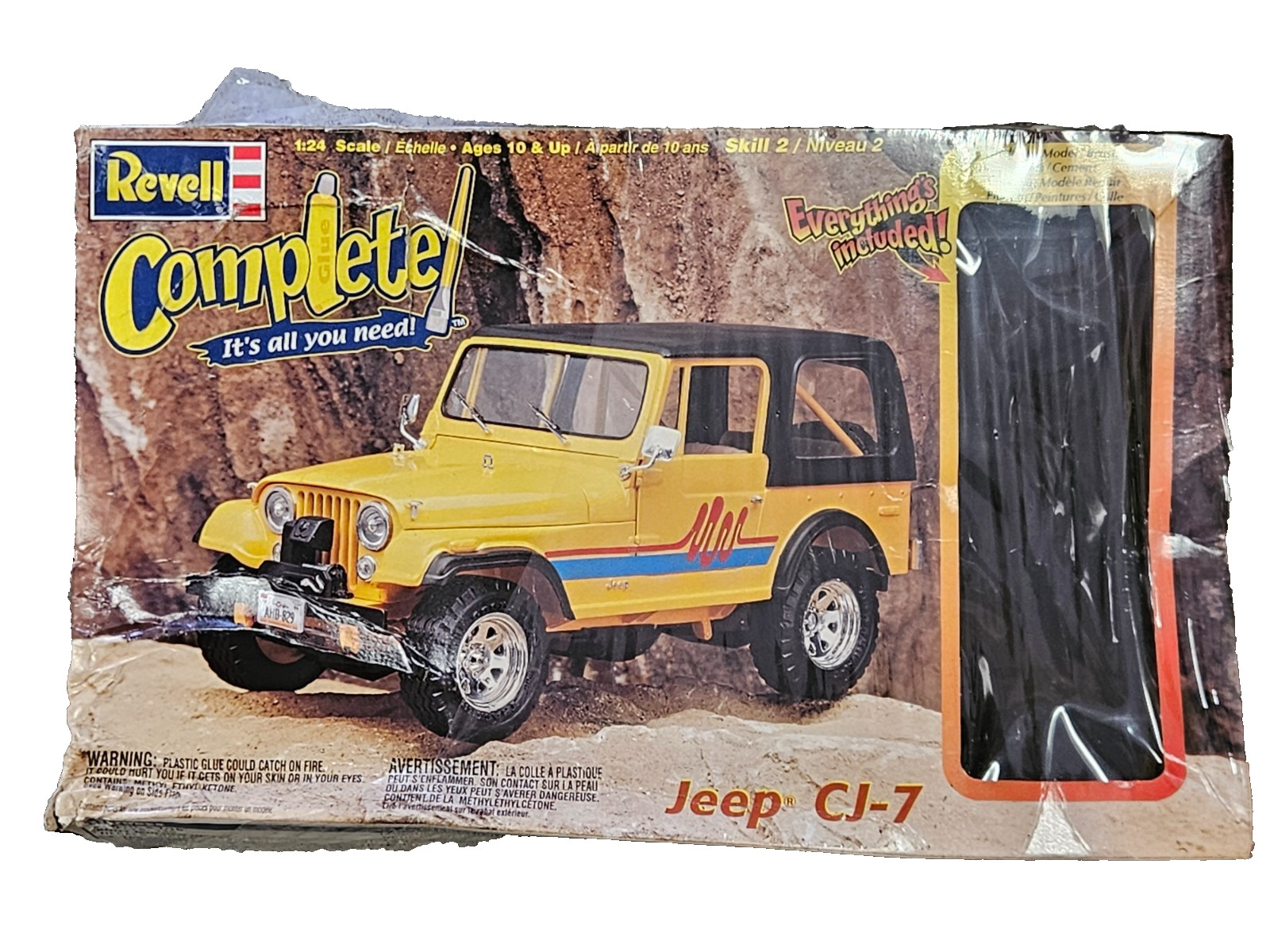 1999 Revell Jeep CJ-7 Model Kit 1:24 Scale 85–2152 SEALED RARE