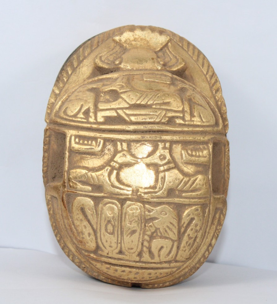 RARE ANCIENT EGYPTIAN ANTIQUE ANUBIS Scarab Old Pharaoh Protection Egypt History