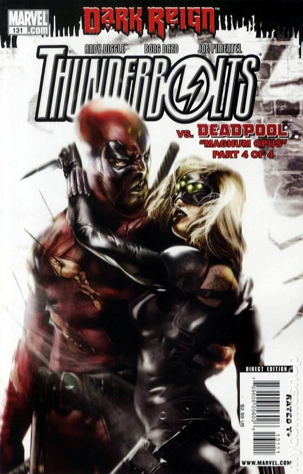 Thunderbolts #131A Mattina VG 2009 Stock Image Low Grade