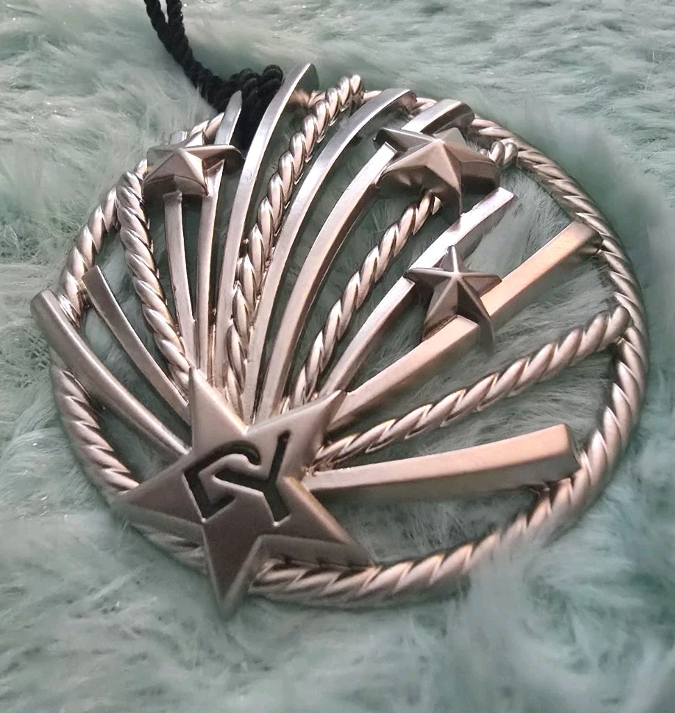 David Yurman Holiday Ornament 2021 Starburst Shooting Stars Pendant