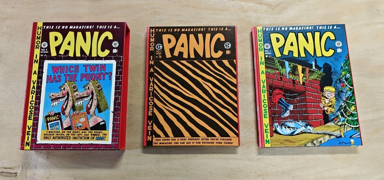 EC Comics Archive 1984 Panic Hardcover Volumes 1 & 2 With Slipcase Mad Artists