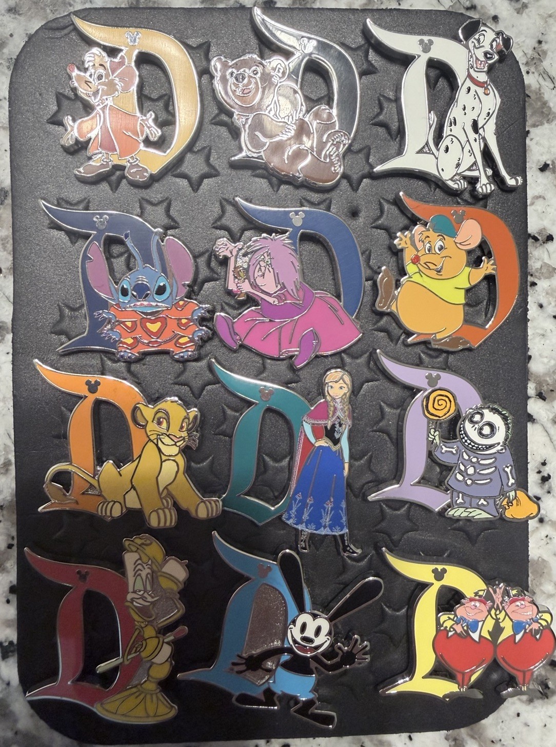 Disney 2025 Disneyland Hidden Mickey Wave A & B Pin COMPLETE 12 D PIN W/Chasers Disney 2025 Disneyland Hidden Mickey Wave A & B Pin COMPLETE 12 D PIN W/Chasers