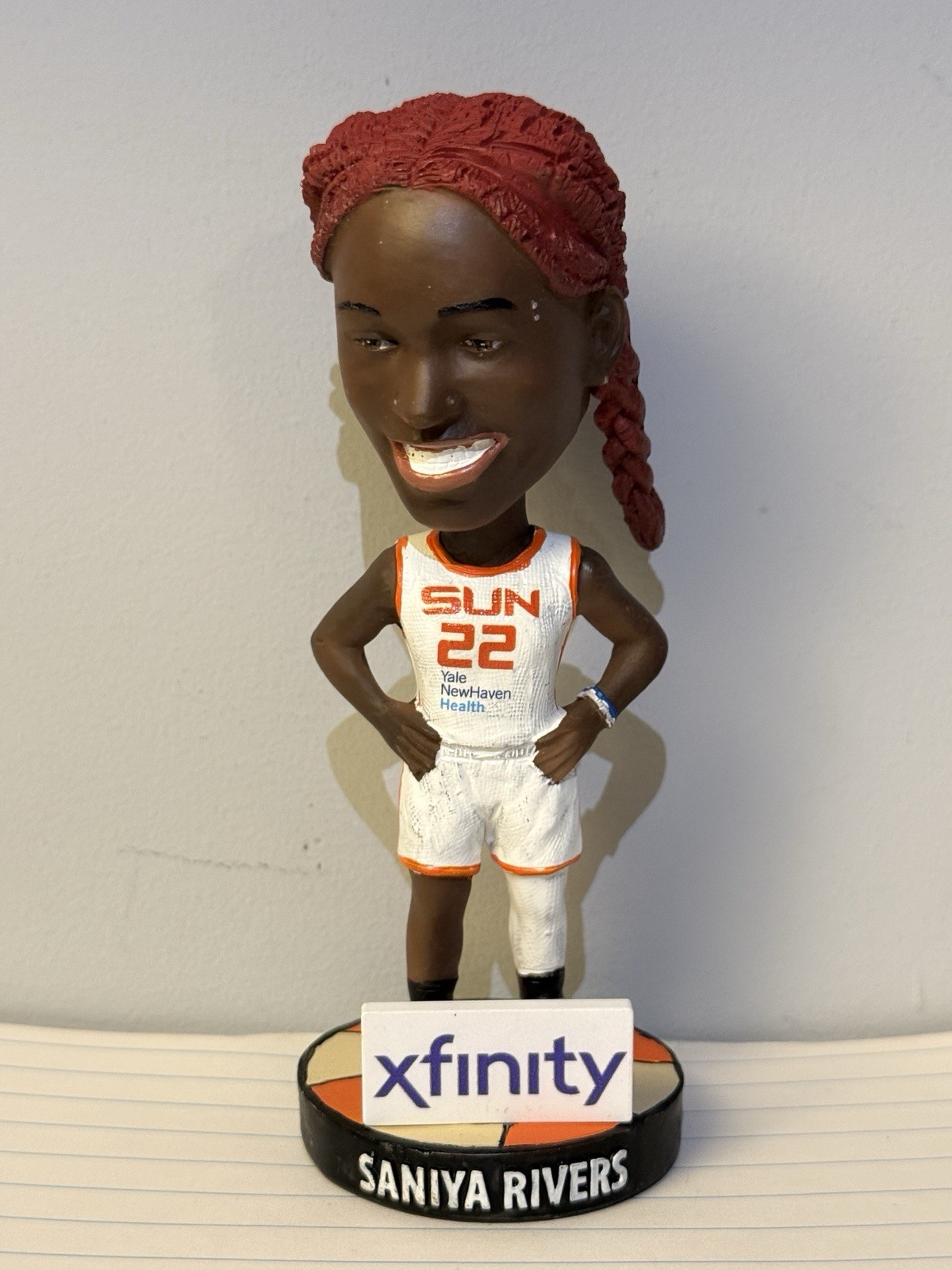 2026 WNBA Saniya Rivers #22 Connecticut Sun Xfinity Giveaway Bobblehead