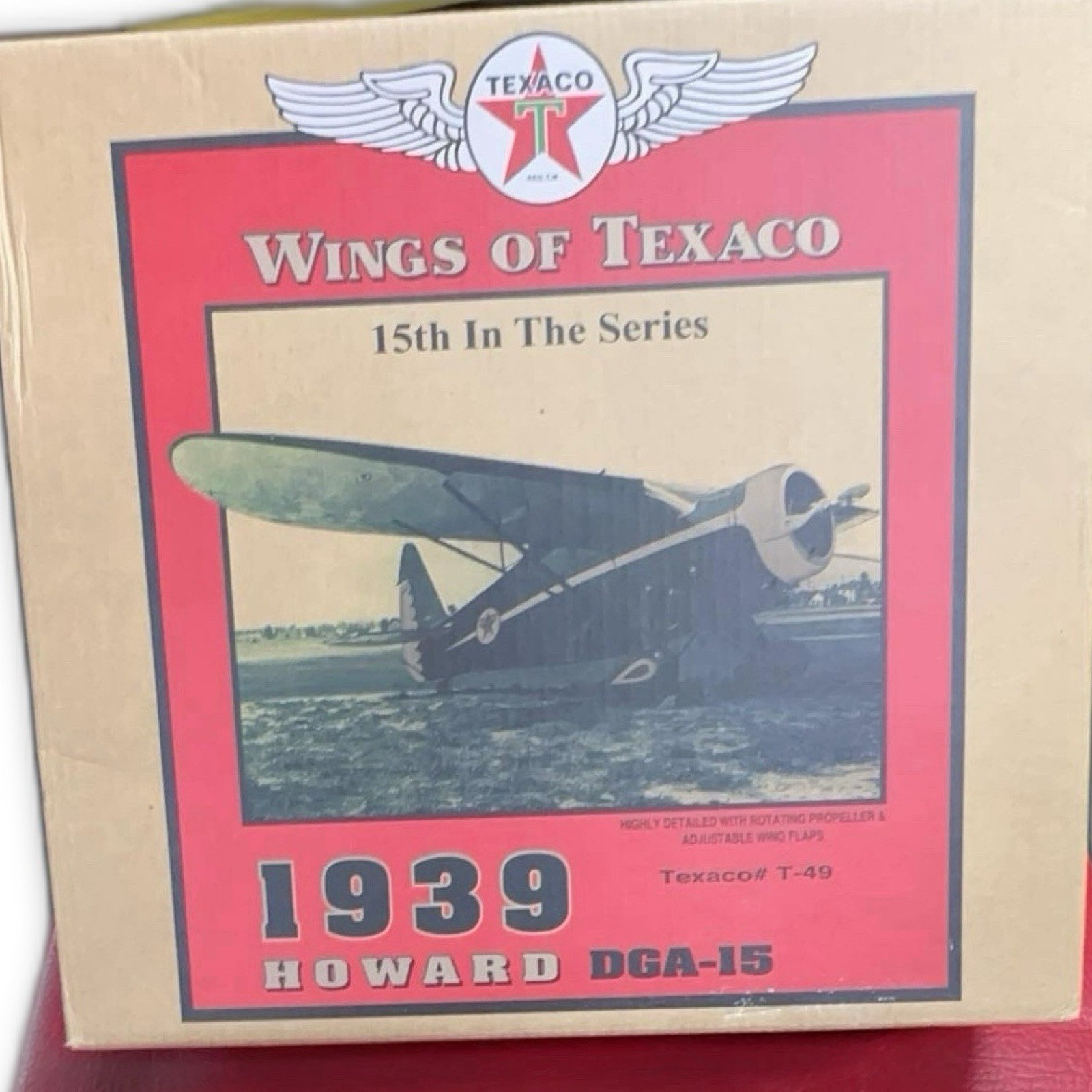 Ertl Wings of Texaco 1939 Howard DGA-15 diecast airplane NIB