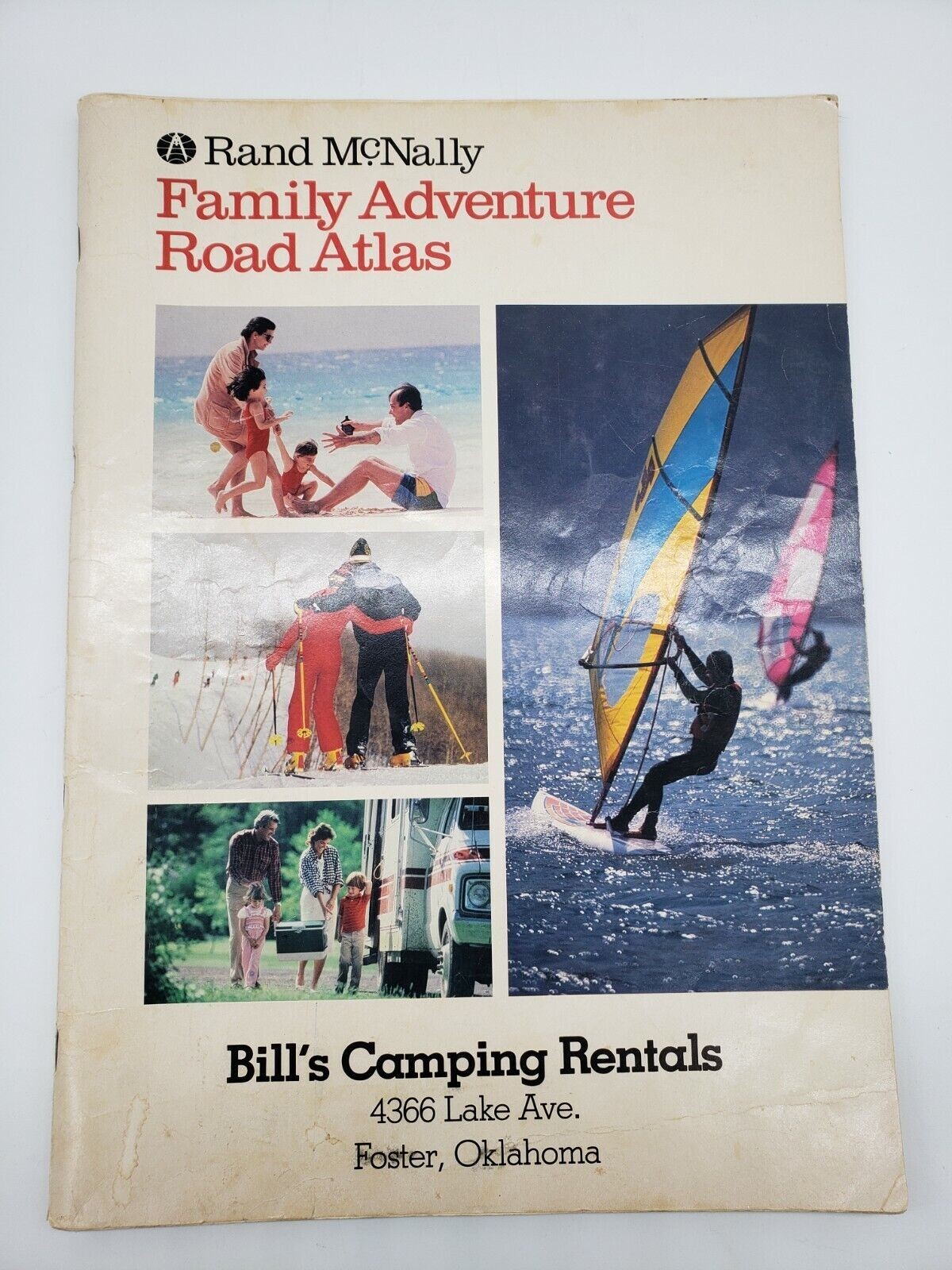 1987 Rand McNally Family Adventure Road Atlas Map 15\