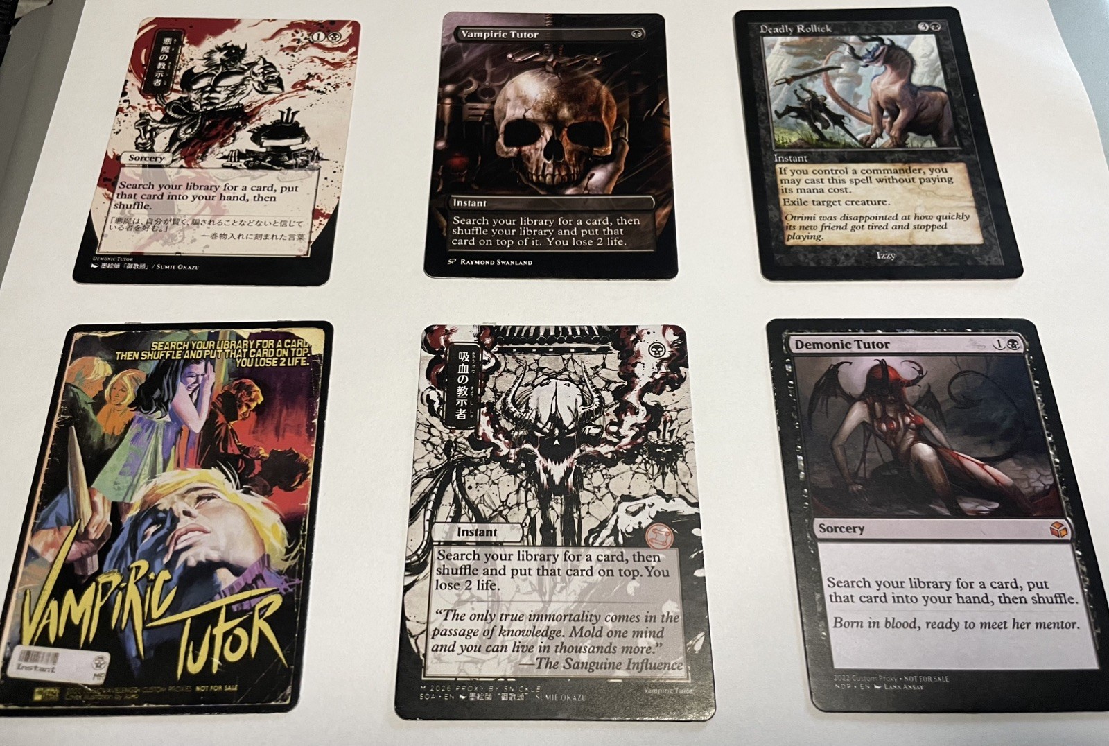 Custom proxy decks ( Read description )