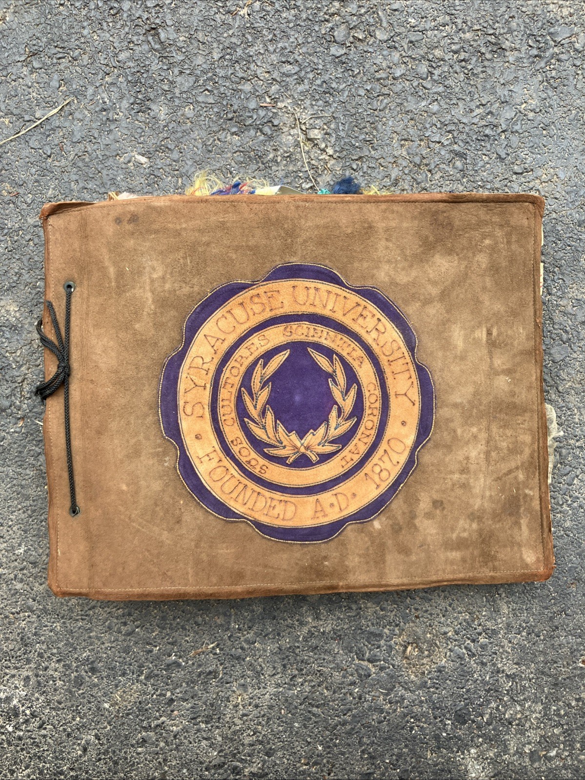 antique syracuse university Scrap Book 1924 Memorabilia D3