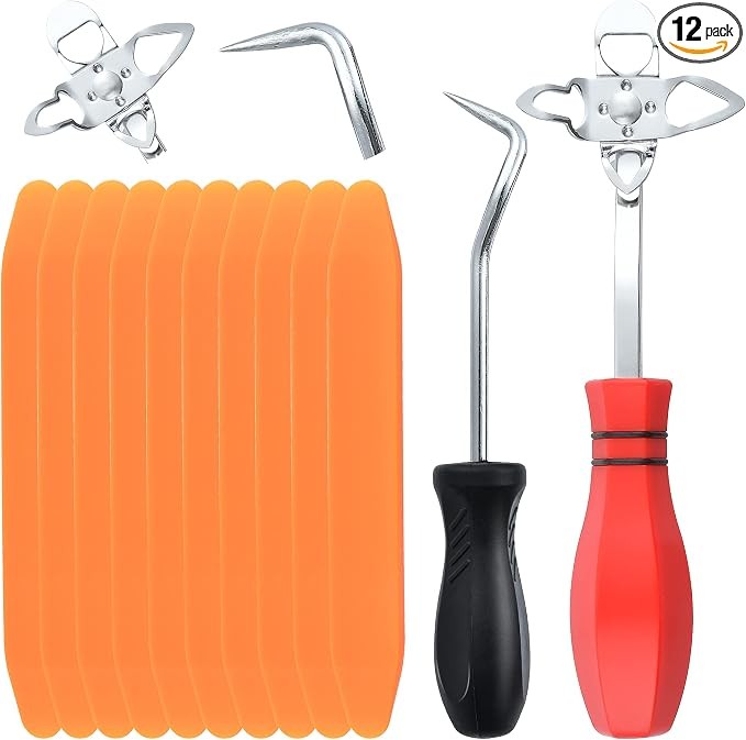 12 Windshield Installation Tools Kit, Removal Setting Rods for Glass Seal
