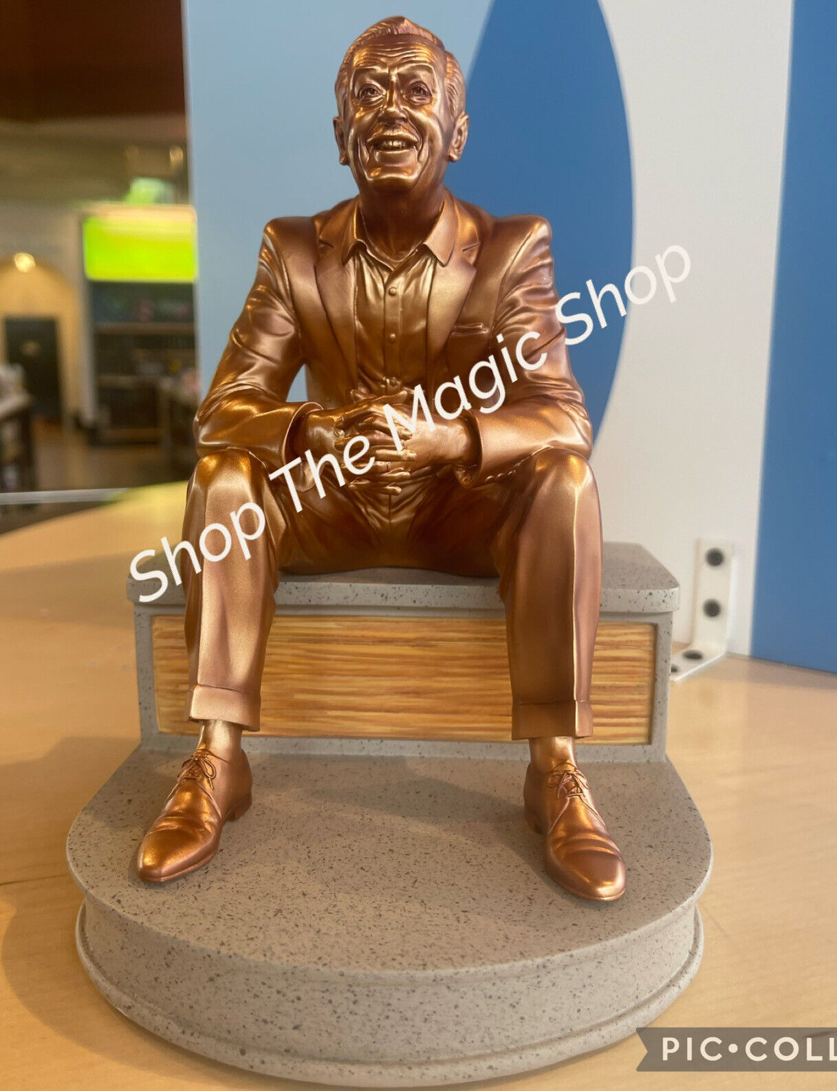 Disney EPCOT Reimagined 2023 Walt The Dreamer Miniature Statue Figurine 8” in