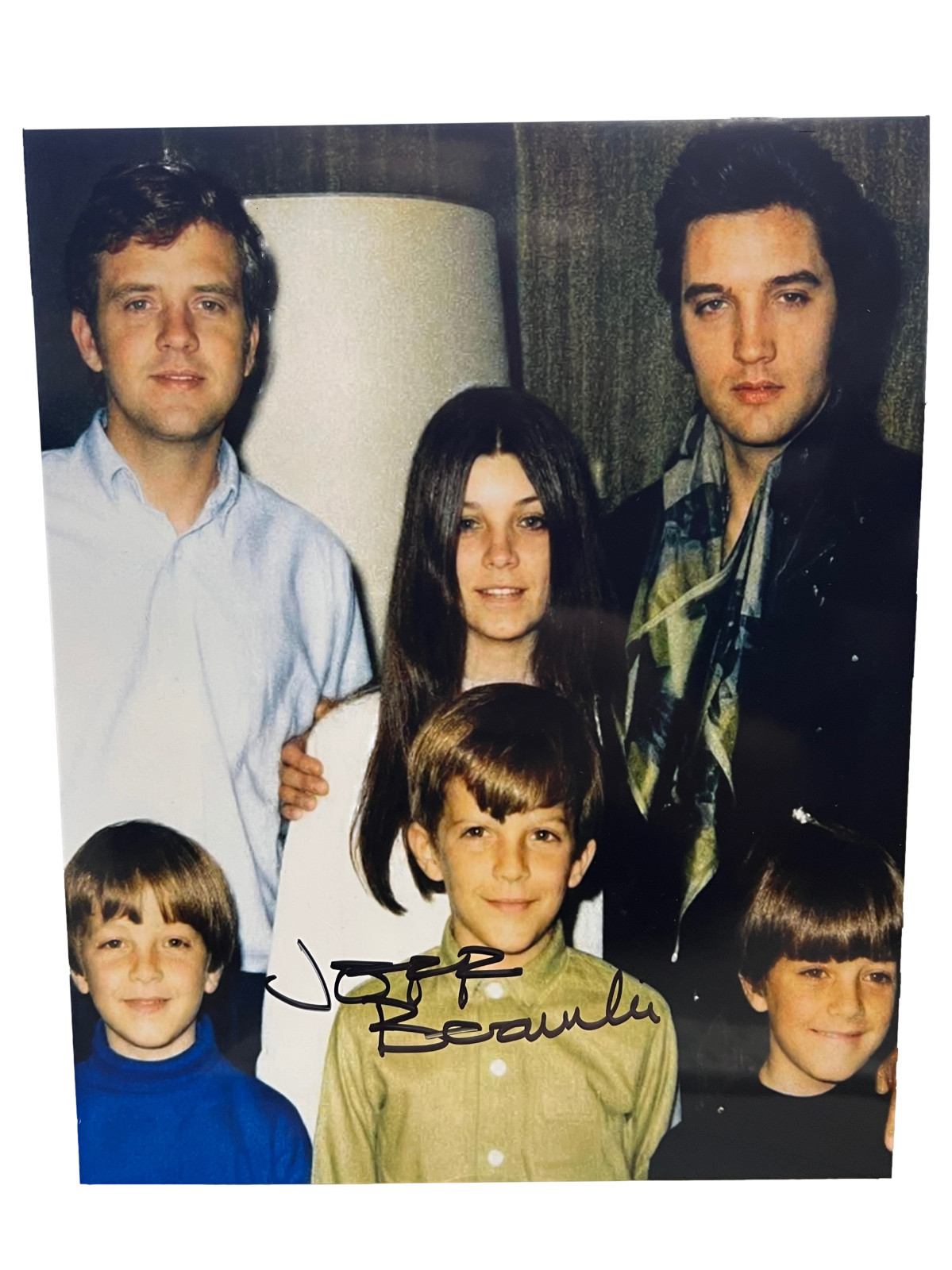 Jeff Beaulieu Autographed 8x10 Photo — Priscilla Presley\'s Brother Pose 1