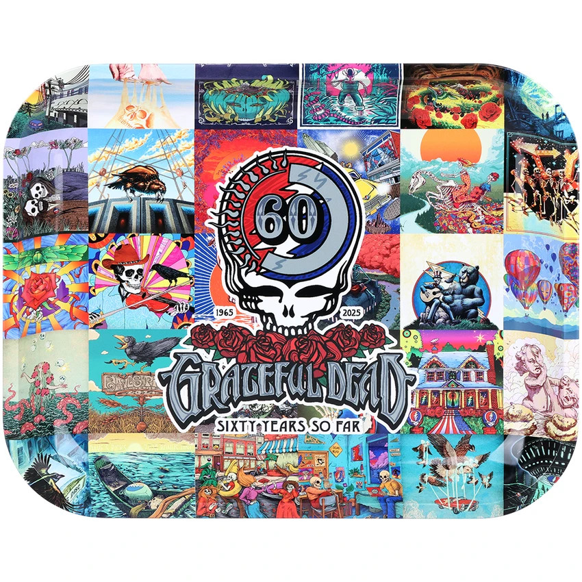 The Grateful Dead x Pulsar Large Metal Rolling Tray | 60th Anniversary | 13\