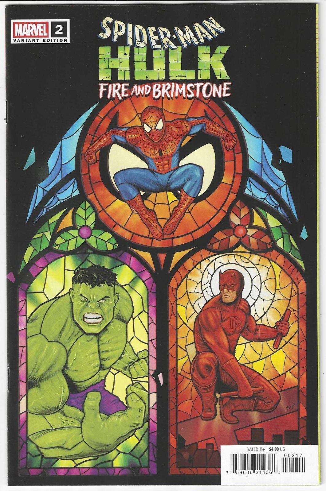 SPIDER-MAN HULK FIRE AND BRIMSTONE #2 1:25 DOALY VARIANT MARVEL COMICS 2026