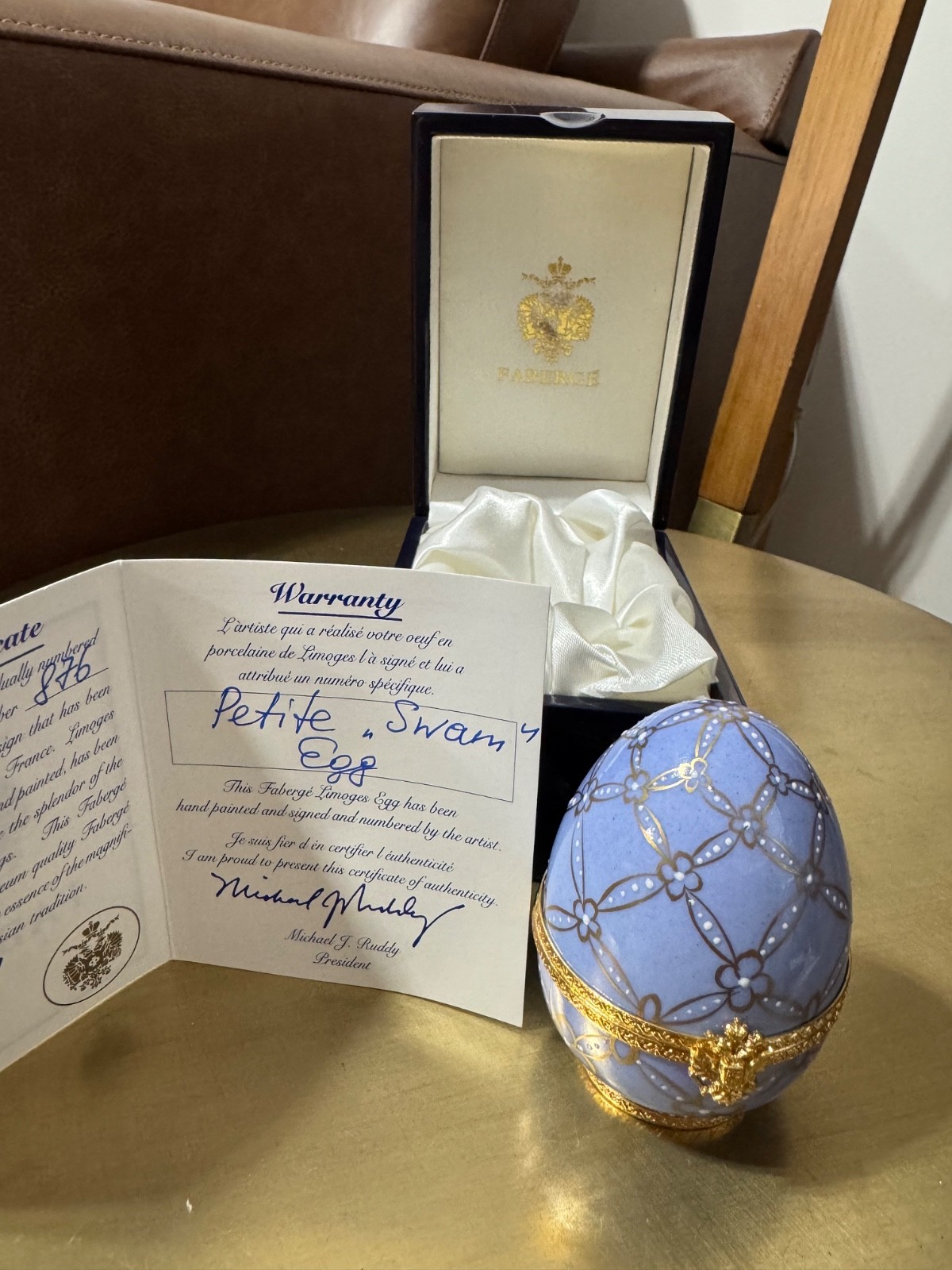 Fabergé Imperial Petite Swan Egg