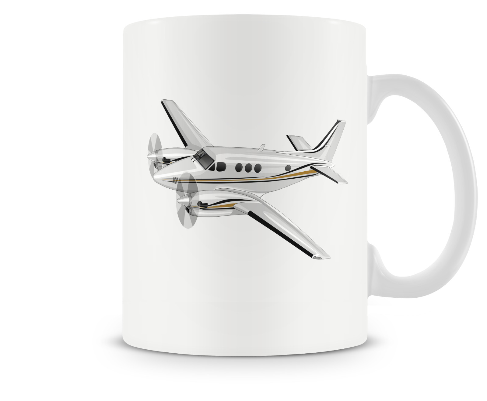 Beechcraft King Air C90-1 Ceramic Coffee Mug - 15oz.