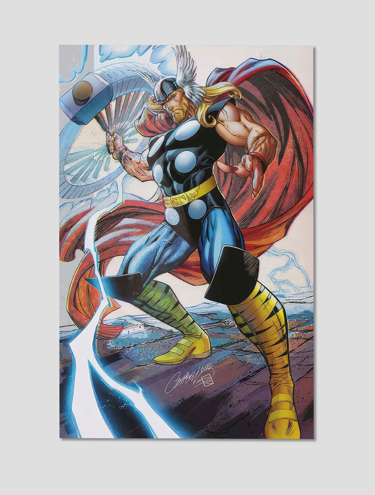 Thor #25 (2022) Asgardian God Premium Giclee Print Poster 11x17 Marvel Wall Art