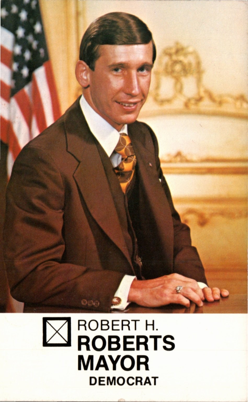 Robert H. Roberts for Mayor Warren Ohio Political Campaign Postcard 1970s Robert H. Roberts for Mayor Warren Ohio Political Campaign Postcard 1970s