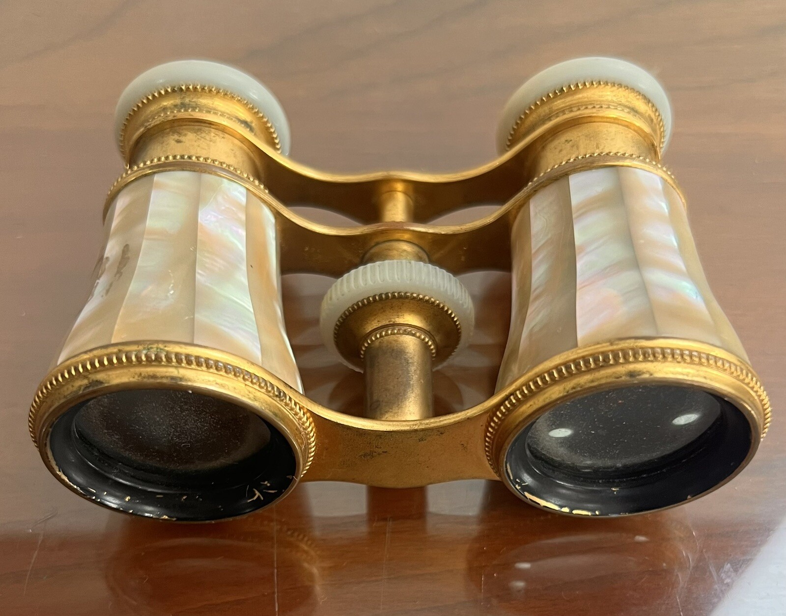 LeMaire FI Paris Vintage Opera Glasses Mother of Pearl 1850--1900 Era
