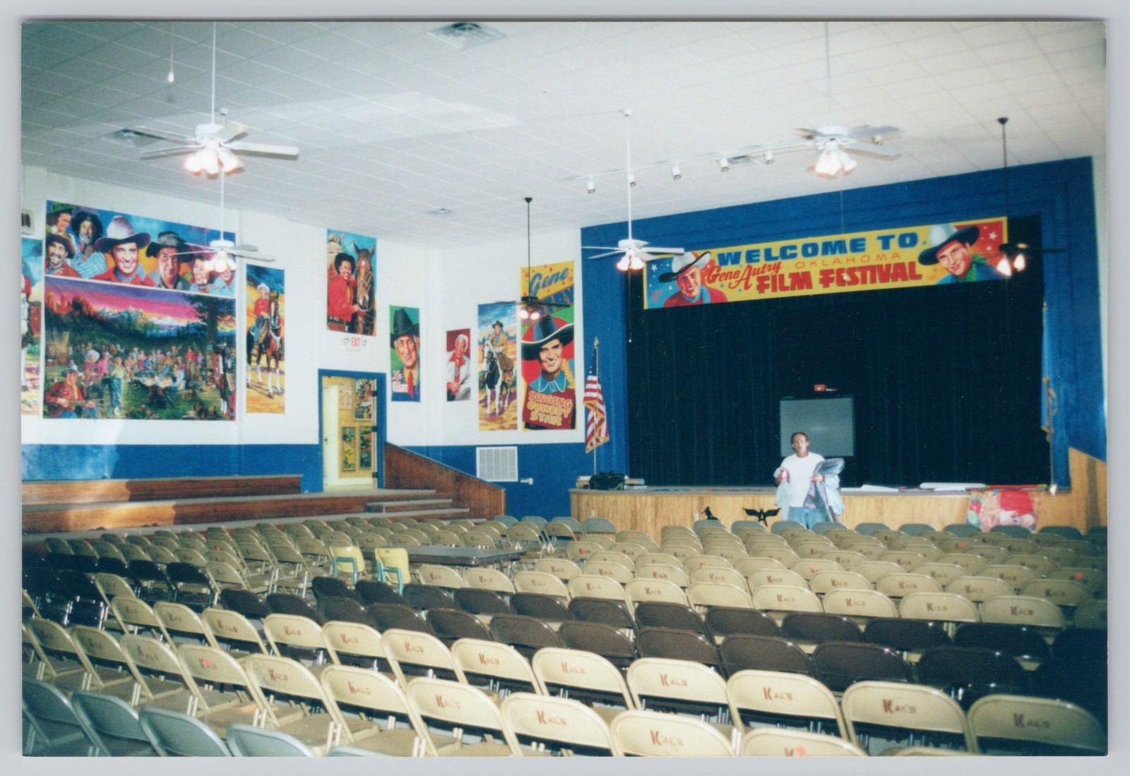 VTG Photo Lot 1999 Gene Autry Oklahoma Film Festival Western Cowboys Posters 8pc