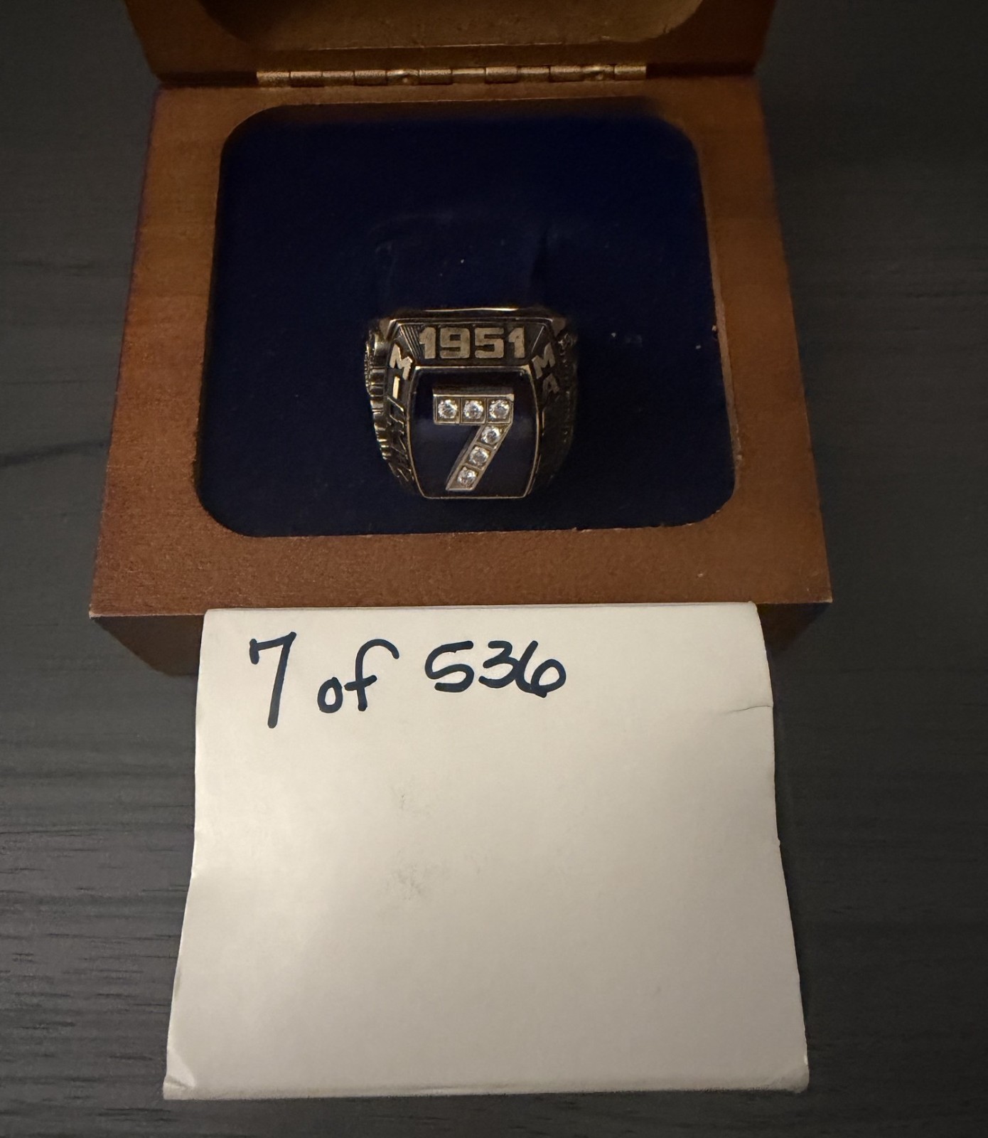 Mickey Mantle Career Ring -