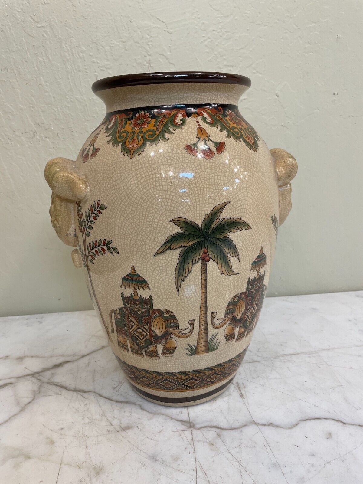Unique Porcelain Vase - Elephant