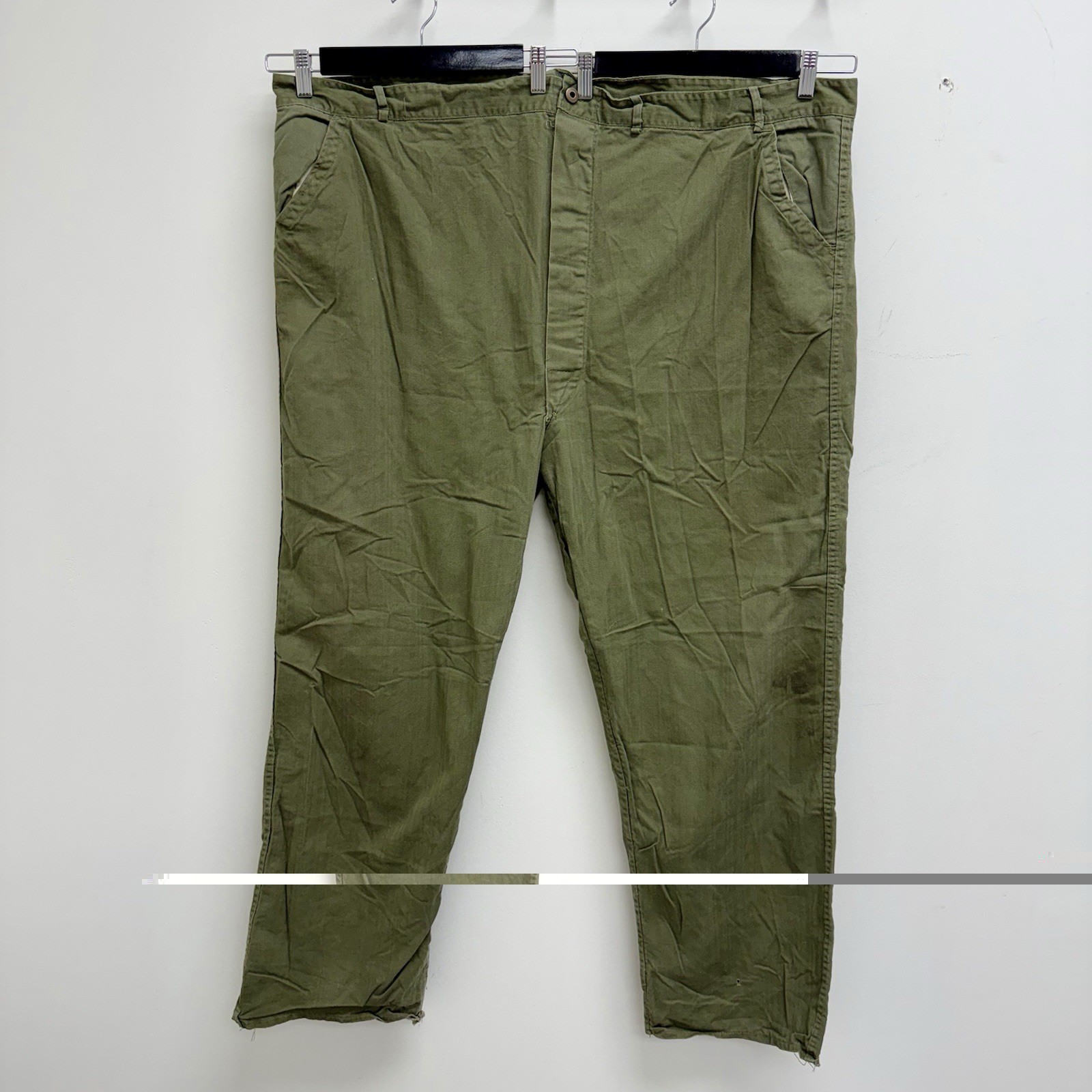 WWII USMC P41 Pattern HBT Pants Dungarees Huge 52x31 Original