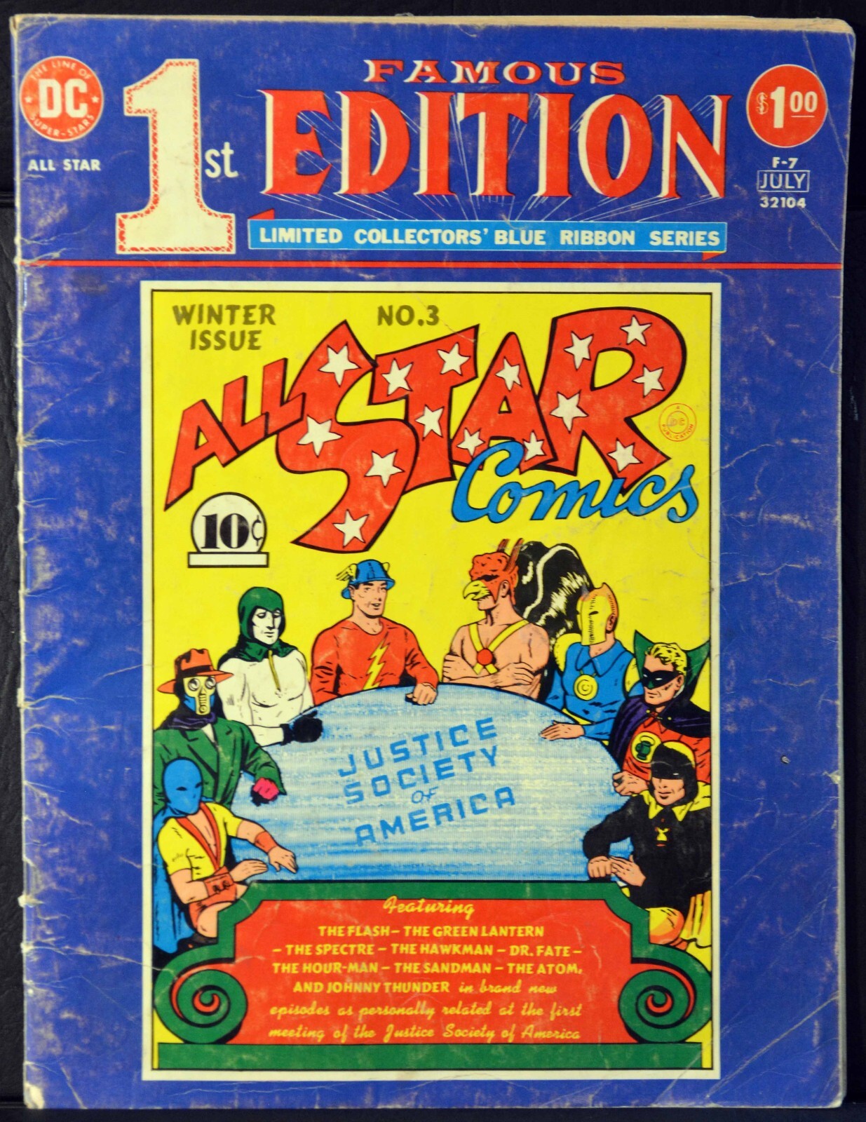 DC Famous 1st Edition All Star Comics F-7 Treasury Edition VERY GOOD VG